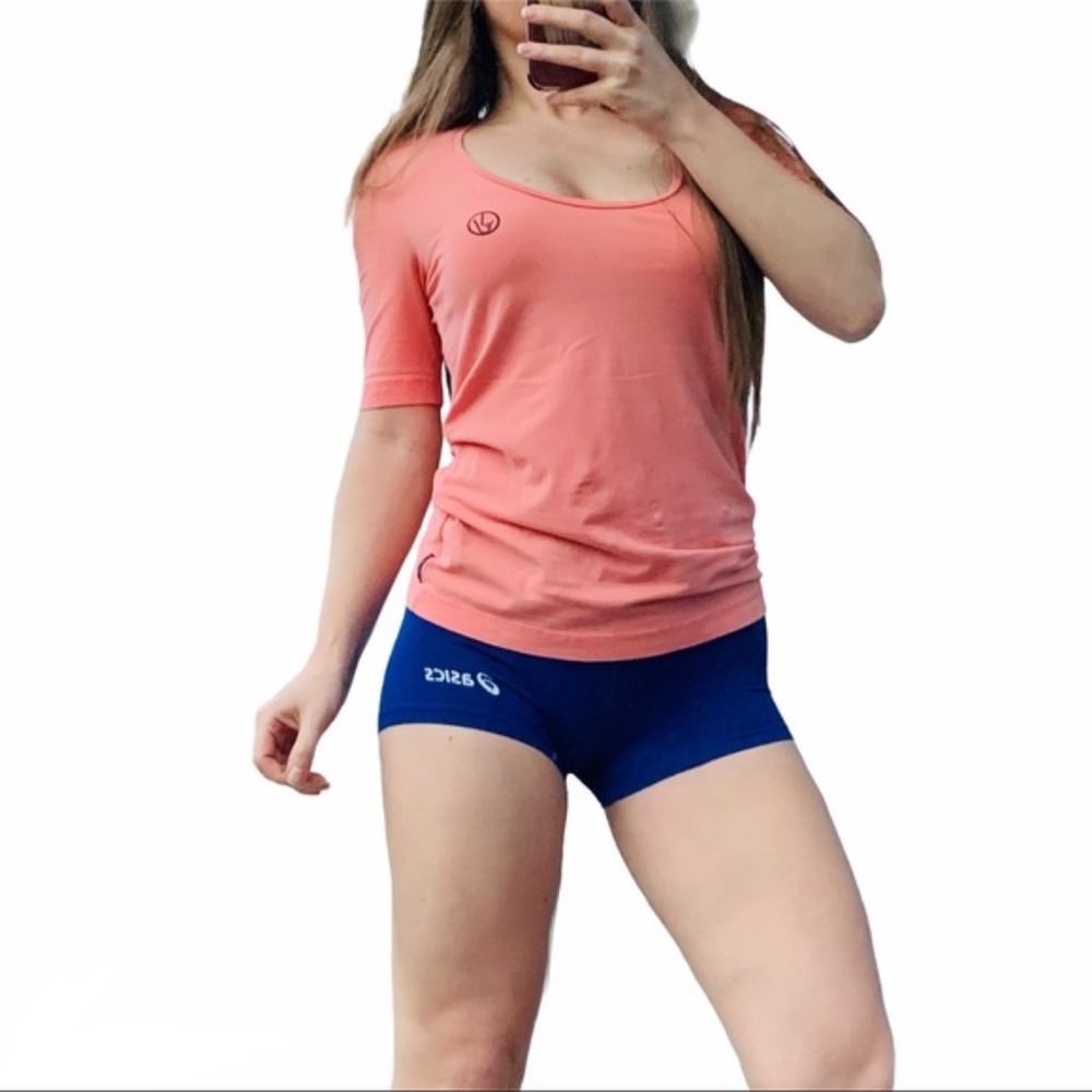 🍑 ArmaniJeans Tee Shirt Top Tshirt Stretchy Pink